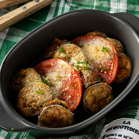 トマトとなすのチーズ焼き