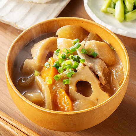 ゴロッと秋野菜のふくふく汁