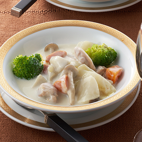 素材力の合わせだし和風シチュー