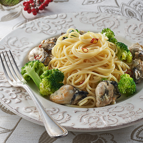 かきのペペロンチーノ