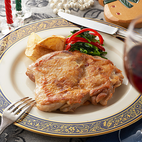 パリパリチキンステーキ