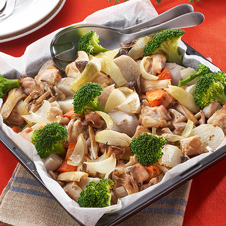 冬野菜のオーブン焼き