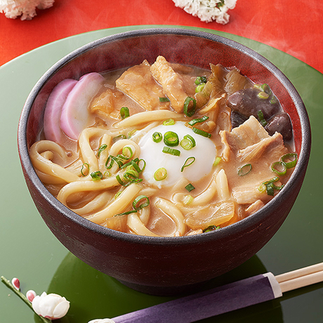 ふくふく煮込み年明けうどん