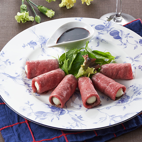 ローストビーフのひと口ポテト巻き