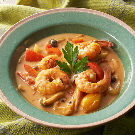 えびのココナッツミルク煮
