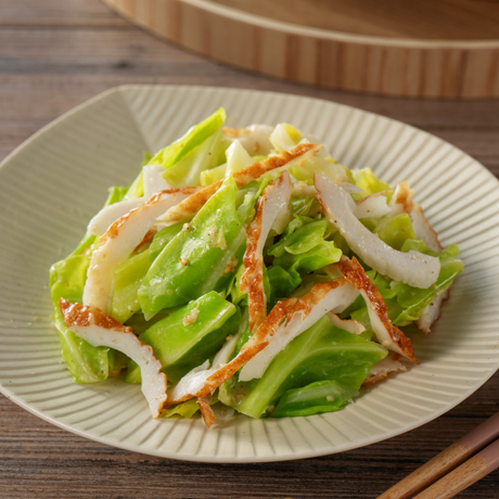 生ちくわとキャベツの塩こうじ和え