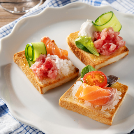 食パンカナッペ