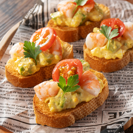 えびのタルティーヌ　