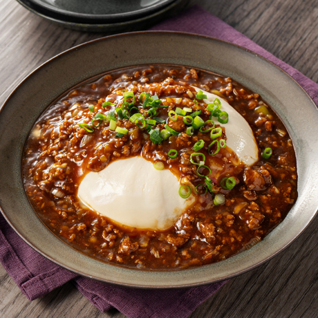 かける麻婆おぼろとうふ