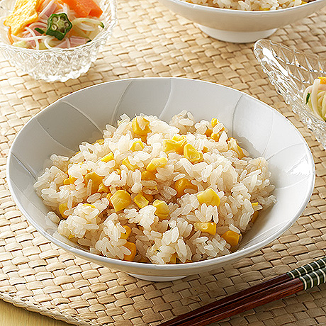 とうもろこしの炊き込みごはん