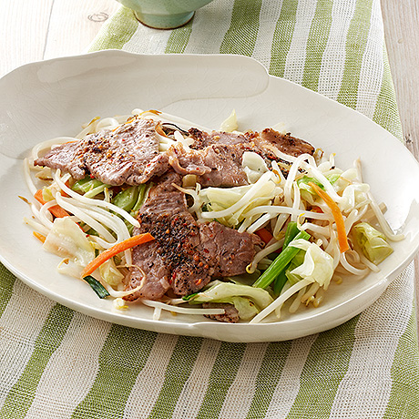 スパイシー肉野菜炒め