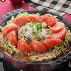 白菜と豚バラ肉のトマト鍋