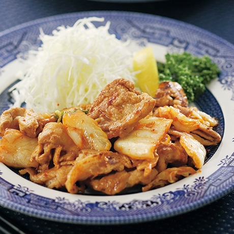 豚キムチしょうが焼き