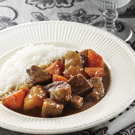 牛角切り肉の極上ディナーカレー