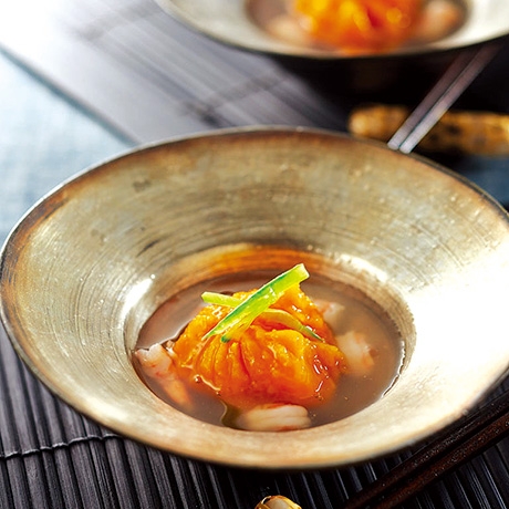 かぼちゃのえびそぼろあん