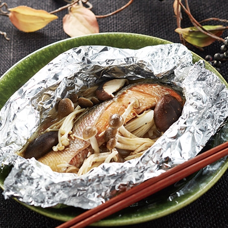 秋鮭のホイル焼き