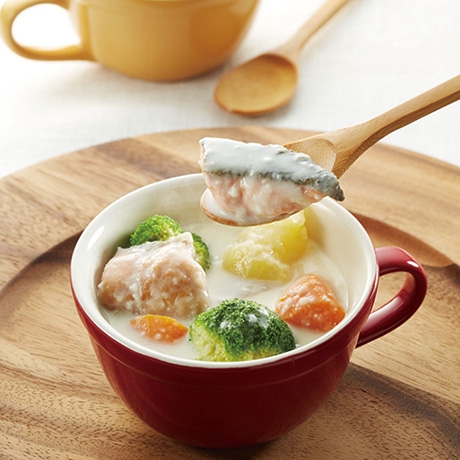 秋鮭のシチュー