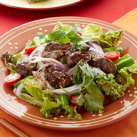 ラム肉のスパイシーサラダ レシピナビ