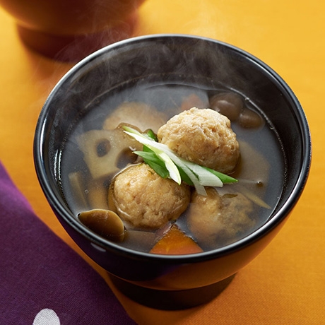 秋の鶏だんご汁 レシピナビ