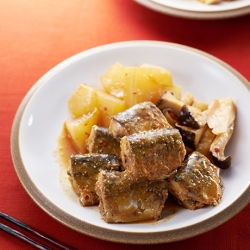 さんまと大根のピリ辛味噌煮