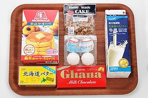 ホットケーキでブラウニー