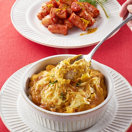 カレー風味チキンドリア&カリーブルスト