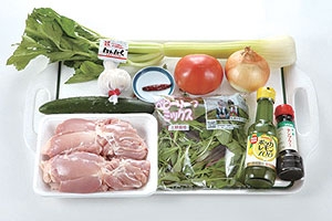 鶏肉のおかずサラダ