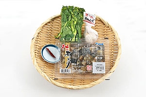 あさりと菜の花の炒め物