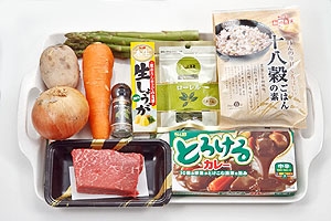 アスパラのとろけるカレー