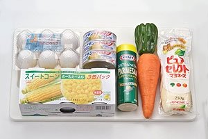 コーンとツナの千草焼き