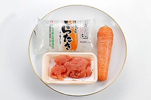 たらこと人参の炒めもの
