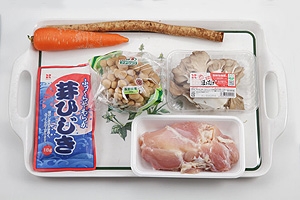 鶏ときのこの炊き込みおこわ