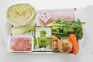 キャベツと肉団子煮