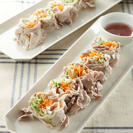 しゃぶしゃぶの野菜巻き