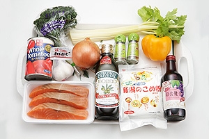 サーモンのトマト煮