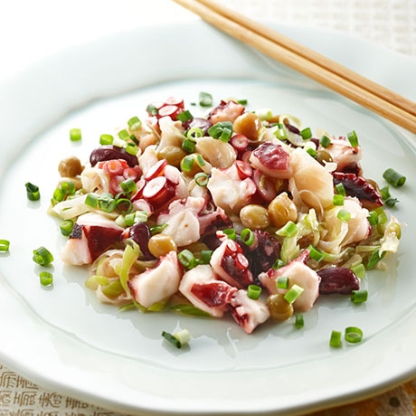 たことねぎの炒め物