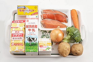 秋鮭のシチュー