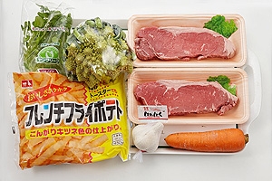 厚切りステーキ