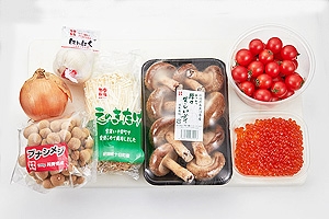 クリスマスのカナッペ