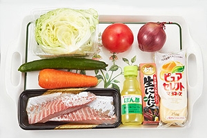 鯛と野菜のサラダ にんにくドレッシング レシピナビ 鯛と野菜のサラダ にんにくドレッシング レシピナビ