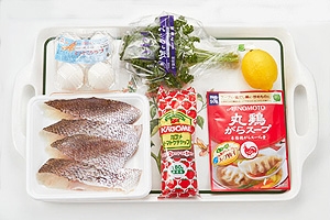 鯛の中華風レモンソースかけ