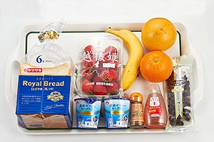 ギリシャヨーグルトとフルーツのポケットサンド