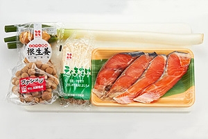 銀鮭のねぎソースかけ