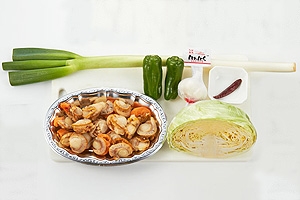 ベビーほたての中華炒め