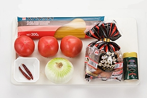 トマトソースのスパゲッティ