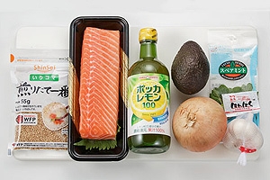 サーモンのポキ