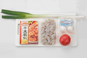 トマトと卵が入ったえびチリ