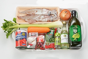 いかのトマト煮込み