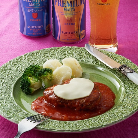 とろーりアツアツチーズハンバーグ