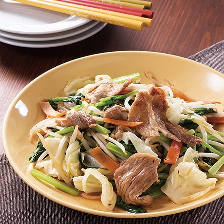 豚肉と彩り野菜の生姜炒め